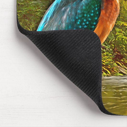 Gemeiner Eisvogel Mousepad (Ecke)