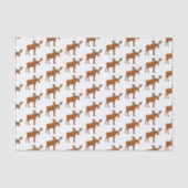 Gemeiner Elch-Cartoon Seidenpapier (Vorderseite)