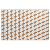 Gemeiner Elch-Cartoon Stoff (Fat Quarter (45,7 x 55,9 cm))