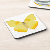 Gemeiner Gras-Gelb-Schmetterling Getränkeuntersetzer (Linke Seite)