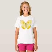 Gemeiner Gras-Gelb-Schmetterling T-Shirt (Vorne ganz)