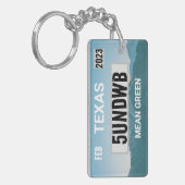 gemeiner grüner Schlüsselanhänger (Vorderseite links)