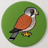 Gemeiner Kestrel Button (Vorderseite)