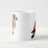 Gemeiner Kestrel Jumbo-Tasse (Vorderseite)