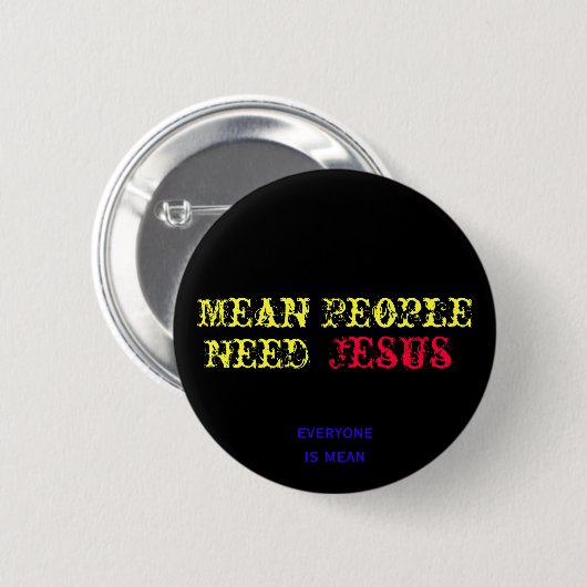 Gemeiner Leute-Bedarf Jesus Button (Vorne & Hinten)