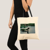 Gemeiner Loon auf Wasser Tragetasche (Vorderseite (Produkt))