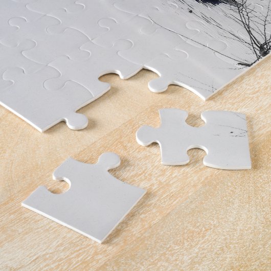 Gemeiner Loon Swims im Winter am Nordsee Puzzle (Seite)