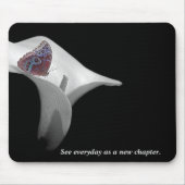Gemeiner Morpho-Schmetterling auf Lily Mousepad (Vorne)