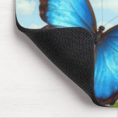 Gemeiner Morpho-Schmetterling fliegt einen Drachen Mousepad (Ecke)