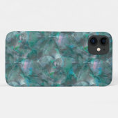 Gemeiner Zyan über unvollendetem Wandputz Case-Mate iPhone Hülle (Rückseite (Horizontal))