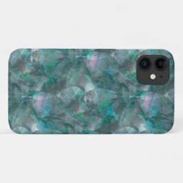 Gemeiner Zyan über unvollendetem Wandputz Case-Mate iPhone Hülle