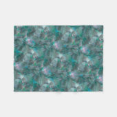 Gemeiner Zyan über unvollendetem Wandputz Fleecedecke (Vorderseite (Horizontal))