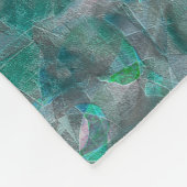 Gemeiner Zyan über unvollendetem Wandputz Fleecedecke (Ecke)