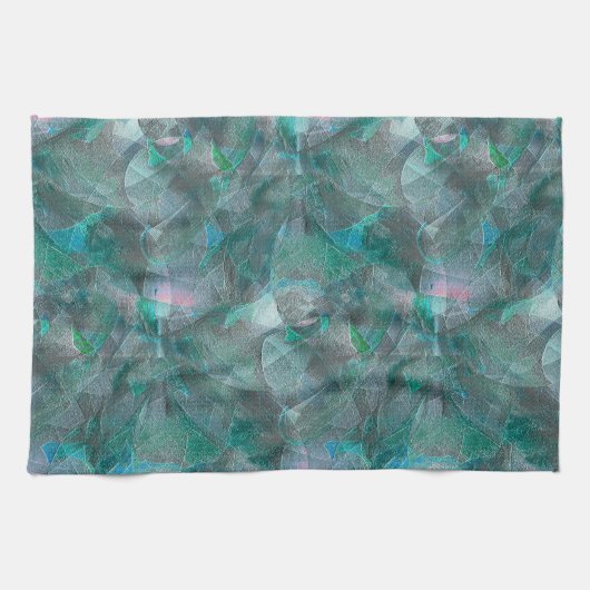 Gemeiner Zyan über unvollendetem Wandputz Geschirrtuch (Horizontal)