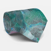 Gemeiner Zyan über unvollendetem Wandputz Krawatte (Gerollt)