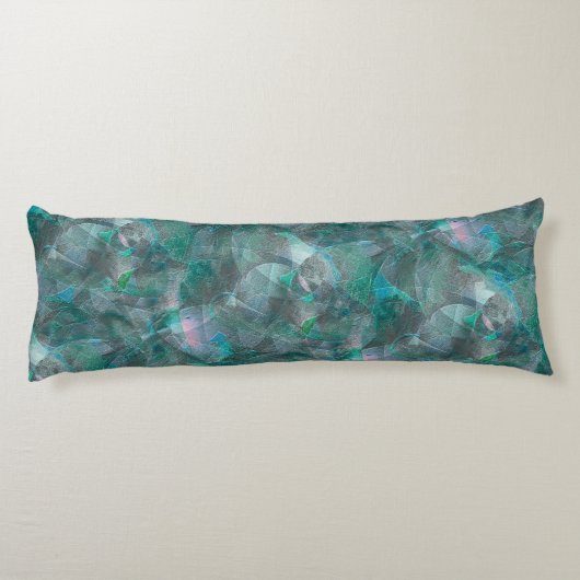 Gemeiner Zyan über unvollendetem Wandputz Seitenschläferkissen (Rückseite)