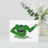 gemeines Grün Postkarte (Stehend Vorderseite)
