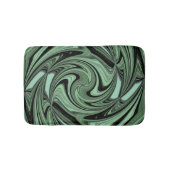 Gemeines grünes Muster Badematte (Vorderseite)