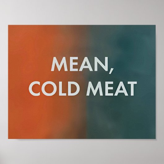 Gemeines, kaltes Fleisch - Nur Mord im Gebäude Poster (Vorne)