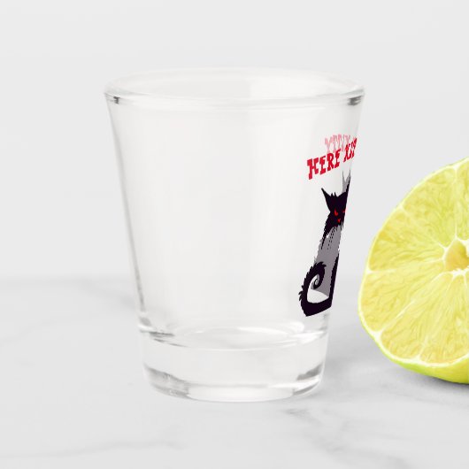 Gemeines Kätzchen Schnapsglas (Links)