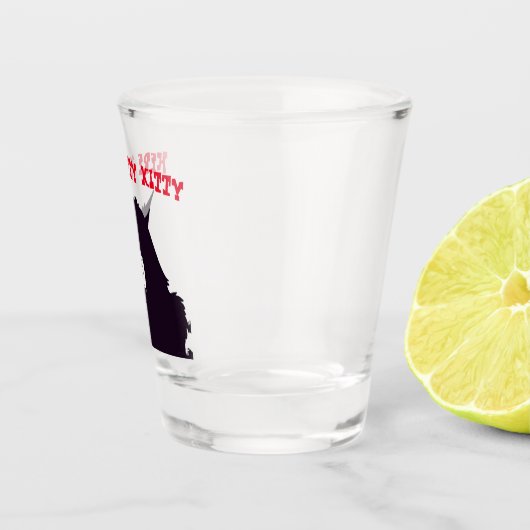 Gemeines Kätzchen Schnapsglas (Rechts)