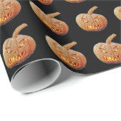 Gemeines und hässliches Kürbisgefecht Geschenkpapier (Rolleneckpunkt)