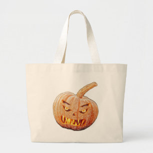 Gemeines und hässliches Kürbisgefecht Jumbo Stoffbeutel