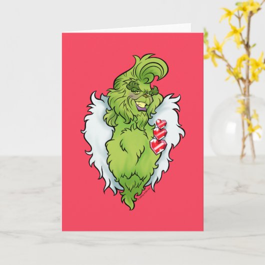 Gemeines und unanständig Hunk Green Monster Karte (Gelbe Blume)