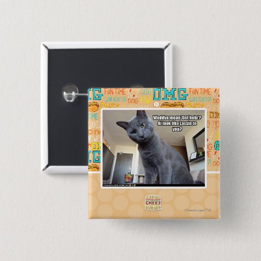 Gemeines Wadya "erhalten Hilfe"? Button (Vorne & Hinten)