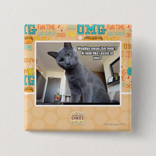 Gemeines Wadya "erhalten Hilfe"? Button (Vorderseite)