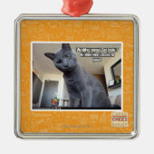 Gemeines Wadya "erhalten Hilfe"? Ornament Aus Metall (Vorne)