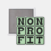 Gemeinnützige Organisation Magnet (Vorderseite/Rückseite)