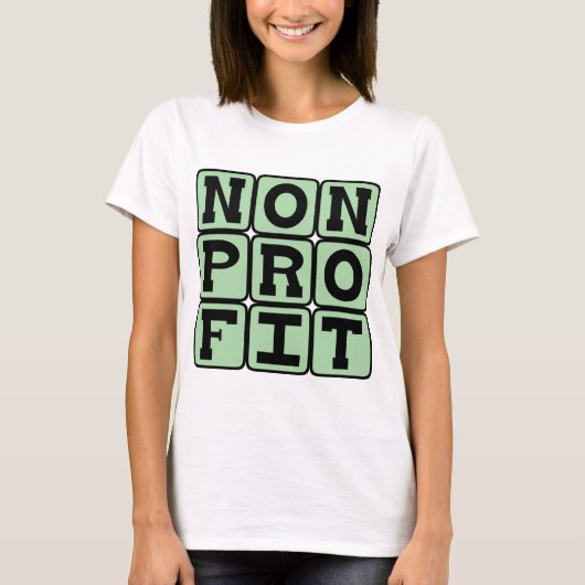 Gemeinnützige Organisation T-Shirt (Vorderseite)