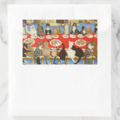 Gemeinsam 2012 rechteckiger aufkleber (Tasche)