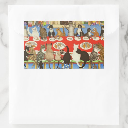 Gemeinsam 2012 rechteckiger aufkleber (Tasche)