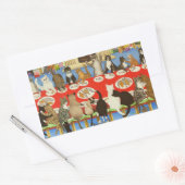 Gemeinsam 2012 rechteckiger aufkleber (Umschlag)