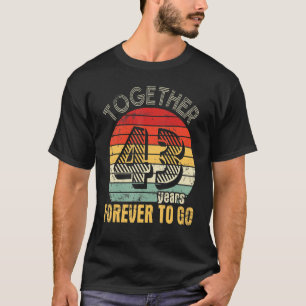 Gemeinsam 43 Jahre für immer Verheiratetes Wi-Fi T-Shirt