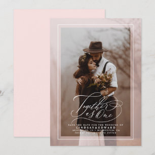 Gemeinsam als ein elegantes Save the Date Foto