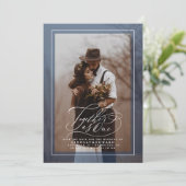 Gemeinsam als ein elegantes Save the Date Foto (Stehend Vorderseite)