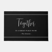 Gemeinsam Angebot und Familienname Fußmatte (Vorderseite)