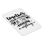 Gemeinsam aus der Ferne können wir überwinden Magnet (Rechte Seite)