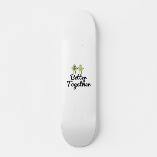 Gemeinsam Avocado Paar Skateboard (Vorne)