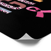Gemeinsam bekämpfen wir das Bewusstsein für Brustk Poster (Ecke)