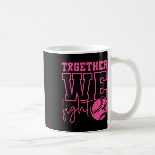 Gemeinsam bekämpfen wir sanftes Brustkrebs-Bewusst Kaffeetasse
