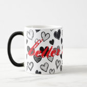 "Gemeinsam besser" Die Hand der Doodle Art Verwandlungstasse (Links)