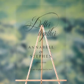 Gemeinsam besser! Modern, kalligrafisch, Hochzeit Acrylschild (Neutral)