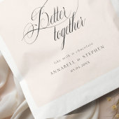 Gemeinsam besser! Modern, kalligrafisch, Hochzeit Geschenktütchen