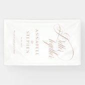 Gemeinsam besser! Modern, kalligrafisch, weiß Banner (Horizontal)