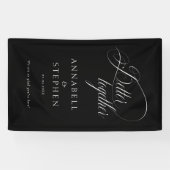 Gemeinsam besser! Moderne, Kalligraphie, schwarz Banner (Horizontal)