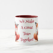 Gemeinsam bilden wir ein großartiges Team Tasse (Zentrum)